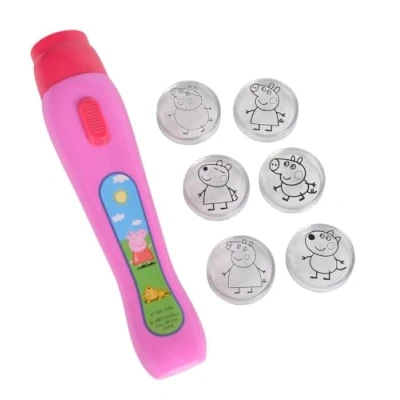 Image de Simba Peppa Pig Light Projector Projecteur Lumineux, 109262386, Rose/Vert/Bleu/Jaune, Large