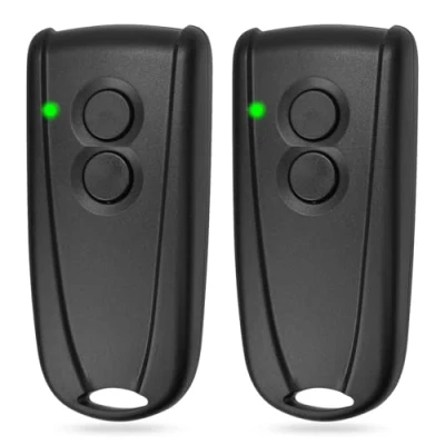Image de ALFFREUDE 2Pcs Telecommande Universelle Portail, Porte de Garage, Télécommande Duplicateur pour Hormann Eco Star Rse2 Rsc2 Rsz1