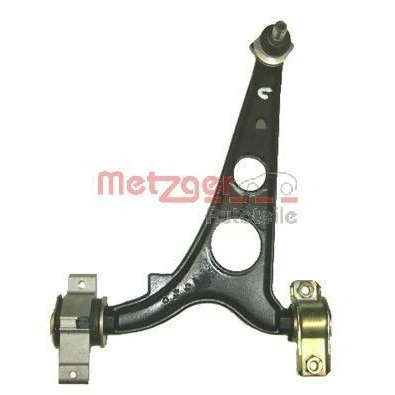 Image de METZGER 58034201 Bras de suspension avec rotule suspension, support en caoutchouc inférieur, Essieu avant gauche barre oscillant transversal