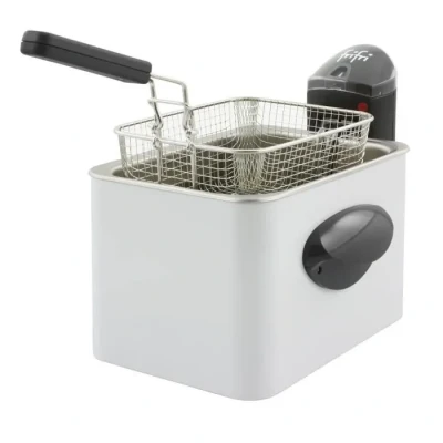 Image de Frifri Friteuse 1905b 3,5l; 3200w 1kg frites manteau métal; blanche F1905B