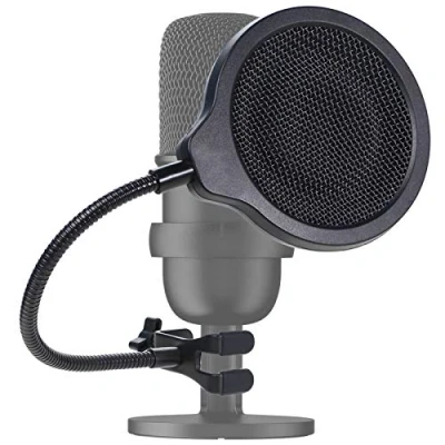 Image de HyperX SoloCast Filtre Anti Pop Professionnel Bouclier de Microphone avec 3 Couches Améliorant la Qualité Sonore pour à Condensateur par YOUSHARES