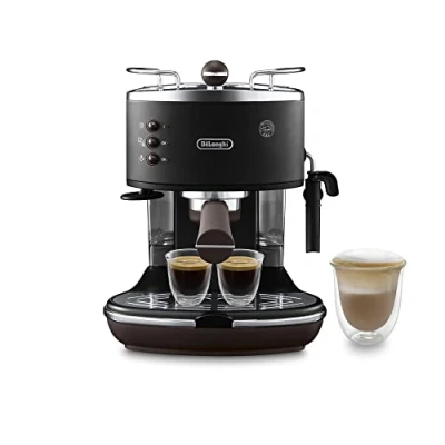 Image de De&#039;Longhi ECOV311.BK Machine à Expresso, 1.4L, Noir/Brun Foncé