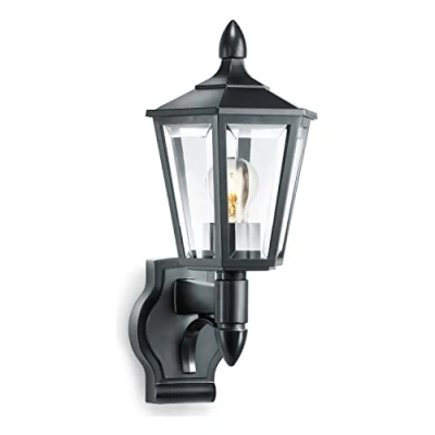 Image de STEiNEL lampe d&#039;extérieur L 15 noir, applique classique, lanterne, max. 60 W, E27, sans détecteur de mouvement 069179