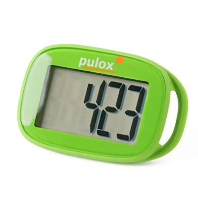 Image de Pulox Podomètre PS 100 Pédomètre Simple et précis avec Capteur 3D sans Application en Vert