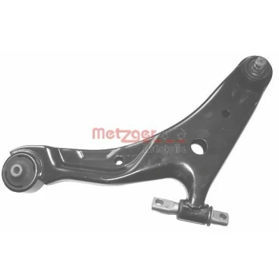 Image de METZGER 58047901 Bras de suspension avec support en caoutchouc, rotule Essieu avant gauche, inférieur barre oscillant transversal