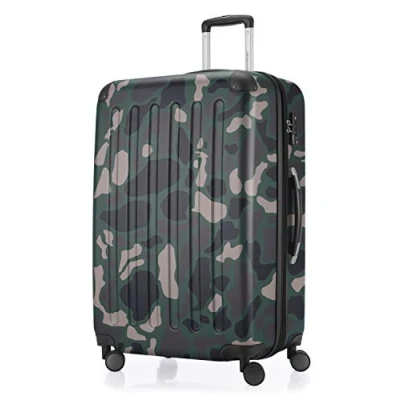 Image de HAUPTSTADTKOFFER Spree Valise plus Grande de soute, Trolley Rigide ABS, TSA, extensible, extra léger, 4 roues, 75 cm, 119 L, Camouflage