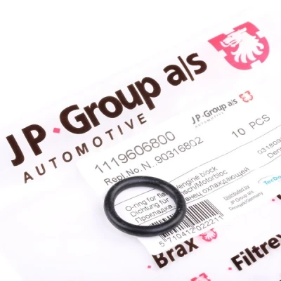 Image de JP GROUP 1119606800 Joint, collerette de réfrigérant VOLKSWAGEN: Golf 5, Eos, Polo V 3/5 portes, AUDI: TT Coupe, A3 A4 B7 Berline
