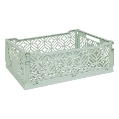 Image de Atmosphera Cagette Pliante arry Vert Clair 40x30x15cm