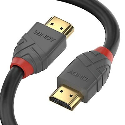 Image de Lindy 36964, 3 m, HDMI Type A (Standard), 4096 x 2160 pixels, 18 Gbit s, Noir, Gris