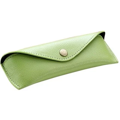 Image de Alassio Étui en cuir véritable Vert 16 x 5,5 3 cm