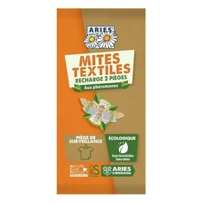 Image de Aries Recharges piege a mites textiles x2 Vendu par unité