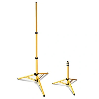 Image de EINFEBEN trépied pour projecteur de chantier, hauteur réglable, en acier, jaune