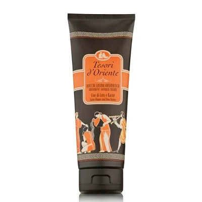 Image de Tesori d&#039;Oriente Douche crème fleur de lotus avec beurre karité, aux notes douces et fleuries, nettoie en douceur la peau donne hydratation douceur, 250 ml