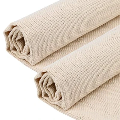 Image de LUTER 2 Pièces 67x50 Cm Tissu De Couture, Couture Coton Moine pour Aiguille Poinçon Tapis Et Pincement