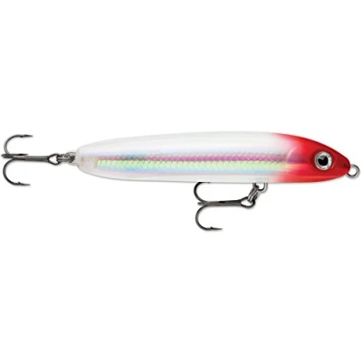 Image de Rapala Leurre de Pêche Skitter V Matériel Corps Translucide d&#039;eau Douce et Mer Profondeur Nage Surface 10cm Fabriqué en Estonie Red Ghost Unisex Adult, / 14g
