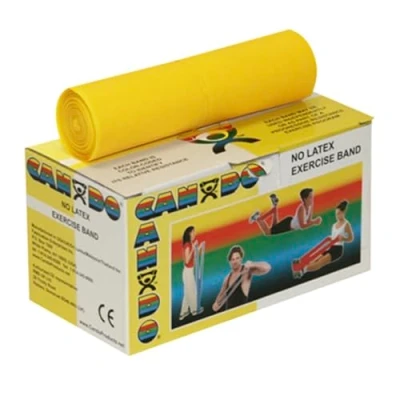 Image de Cando W58517 Bande Elastique LatexFree, 5,5 m, Super Souple, Jaune