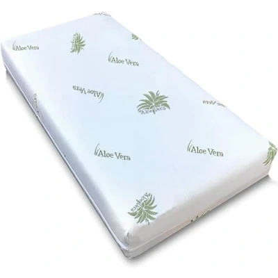 Image de Kiby® Matelas pour lit bébé Aloe Vera 140 x 70 12 cm (certifié Oeko TEX® et CERTIPUR™), Lavable déhoussable
