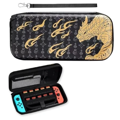 Image de Coque compatible avec Nintendo Switch et OLED de transport rigide rangement pour 10 jeux console accessoires 2