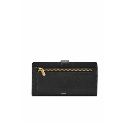 Image de Fossil Portefeuille à deux volets et languette Harwell, en cuir LiteHide™, pour femme, SL10032001