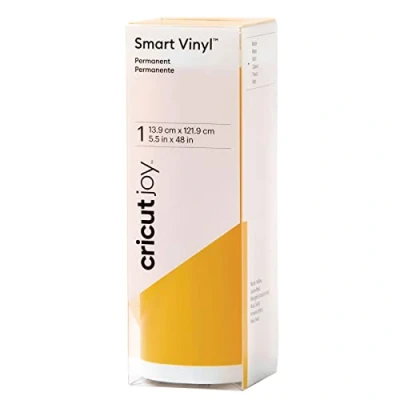 Image de Cricut Joy Smart Rouleau de vinyle autocollant permanent Jaune maïs (mat) 1,2 m Pour une utilisation avec Joy, 2009837
