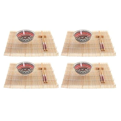 Image de DKD Home Decor Set de sushis, Grès cérame, Estándar