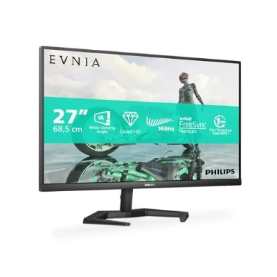 Image de Philips Evnia 27M1N3500LS Moniteur de Jeu QHD 27 Pouces, FreeSync Premium (2560x1440, 165 Hz, 1 ms, DisplayPort, HDMI) Noir