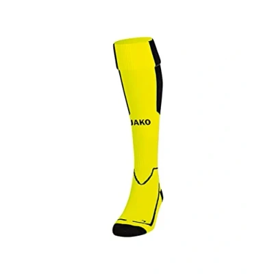 Image de Jako Lazio Chaussettes, Jaune Fluo/Noir, 39 42 Mixte