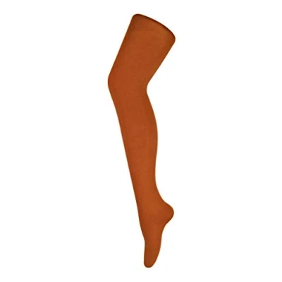 Image de Sock Snob Collants d&#039;hiver opaques colorés pour femme 80 deniers, Potters Argile, XL