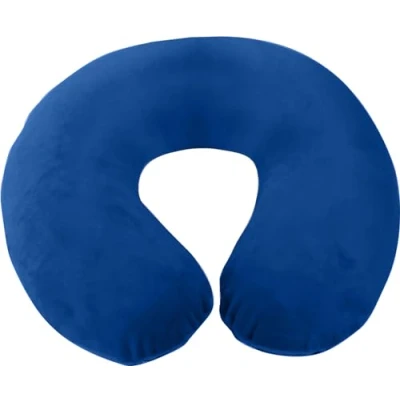 Image de Coussin Repose Cou en Mousse à Mémoire de Forme Bleu