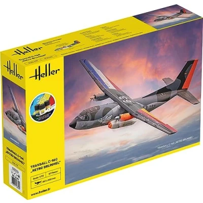 Image de Heller Joustra Maquette avion : Starter kit Transall C 160 Retro Brummel