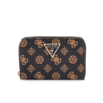 Image de GUESS Laurel SLG Zip Around Wallet M Cognac