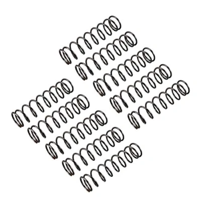Image de sourcing map Ressort de Compression 1.2mm Fil Diamètre, 14mm OD, 50mm Libre Longueur Acier Extension Noir 10Pcs