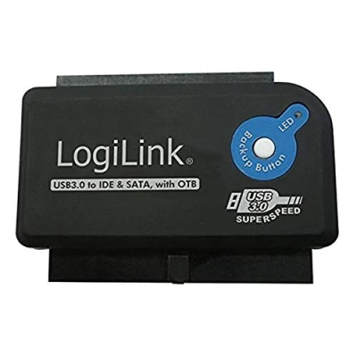 Image de LogiLink AU0028A changeur de genre câble USB 3.0 IDE / SATA Noir Neuf