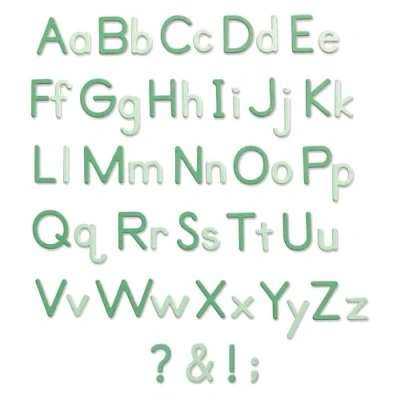 Image de Sizzix Matrice de decoupe Thinlits matrices 92PK Type Essentiel par Lisa Jones, 665335