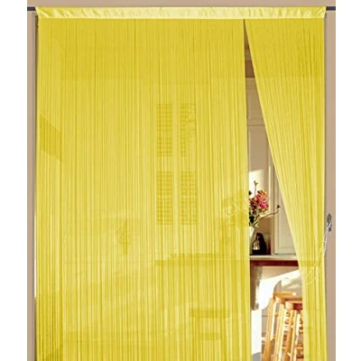 Image de Kaikoon Rideau à fils 90 cm x 240 Jaune