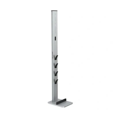 Image de Xavax Support Organiseur pour Aspirateurs sans fil (Station Accueil au sol, avec Porte Accessoires DYSON DC30 DC31 DC34 DC35 DC58 DC59 DC62 DC74, V11, XIAOMI V10, 29.5x22x128cm) Argent/Noir