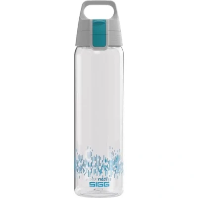 Image de SIGG Gourde Transparente Tritan Total Clear ONE Convient Aux Boissons Gazeuses Lavage Au Lave Vaisselle Étanche Sans BPA 0,75L