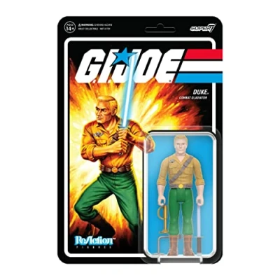 Image de SUPER7 G.I. Joe Reaction Figure Wave 5 Duke Combat Gladiator (RE GIJOW05 DUK 02)