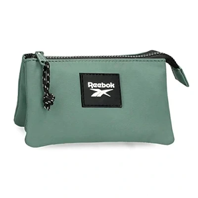 Image de Reebok Elsie Trousse De Toilette Trois Compartiments Vert 17,5x9,5x2 cms Polyester