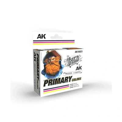 Image de Ak+Interactive+Set+de+%3A+The+Inks+ +Primary+Colors+%28Set+de+3+Ref.%29