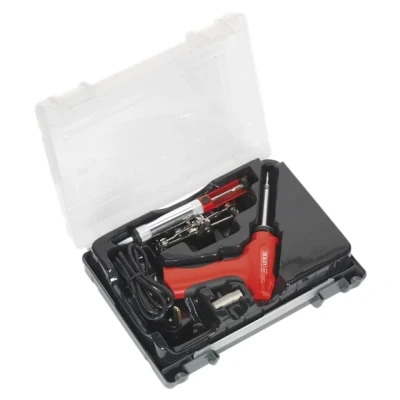 Image de SEALEY SD250K Fer à souder électrique 30, 100 120 250 3pin UK avec accessoires