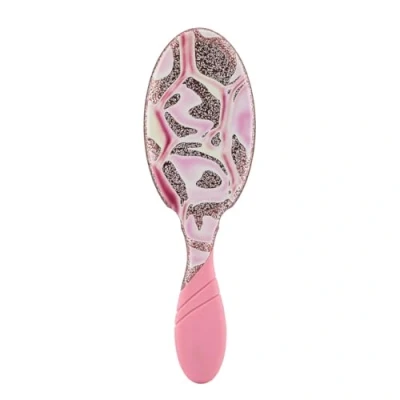 Image de WetBrush Pro Detangler Hair Brush With EasyGrip Handle and Ultra Soft Intelliflex Bristles to Gently Separate Knots Ease, Does Not Rip Hair, For All Types, Cosmic Lava Collection, Pink