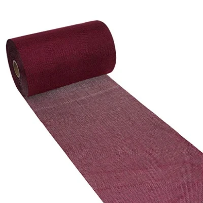 Image de Deko AS GmbH Chemin de Table en Lin Aspect Shabby Chic 20 cm Bordeaux 5 m 692005 33