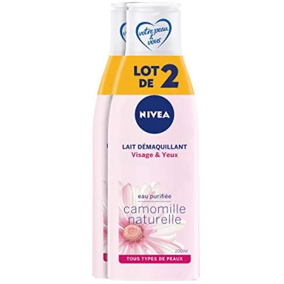 Image de NIVEA Lait Démaquillant Visage &amp; Yeux pour Femme Toute Peaux 1 x 200 ml