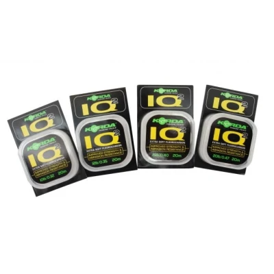 Image de Korda IQ Extra Soft Fluorocarbon Hooklink (20m) Taille : 20lb 0.47mm