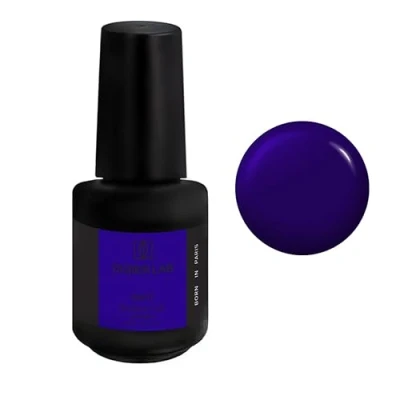 Image de DIDIER LAB BBIO Gel Construction Ongle UV en Flacon Blue Berry Formule Propre sans HEMA ni TPO de Autonivelant LED pour Renforcer les Ongles 15 ml