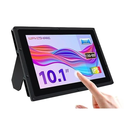 Image de Waveshare Raspberry Pi IPS 1280 * 800 10.1inch HDMI LCD B with Case for 2 3 Model B+ &amp;BeagleBone Blacksupports Windows 10/8.1/8/7 4