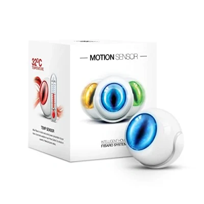 Image de FIBARO Motion Sensor est un detecteur Multi Fonctions Z WAVE 301603240301, Multicolore, Dimètre 44 mm