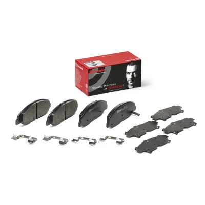 Image de BREMBO P 09 016 Jeu de plaquettes frein avec indicateur d&#039;usure tôle anti bruit accessoires CADILLAC: CTS II Coupe