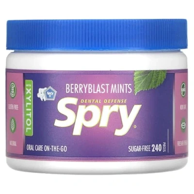 Image de Xlear Inc (Xclear) Spry, Berryblast Mints, Sugar Free, 240 Count, 144 g 2.9 x 2.4 inches